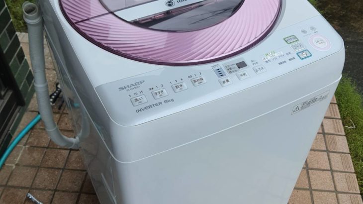 SHARP全自動洗濯機　分解洗浄