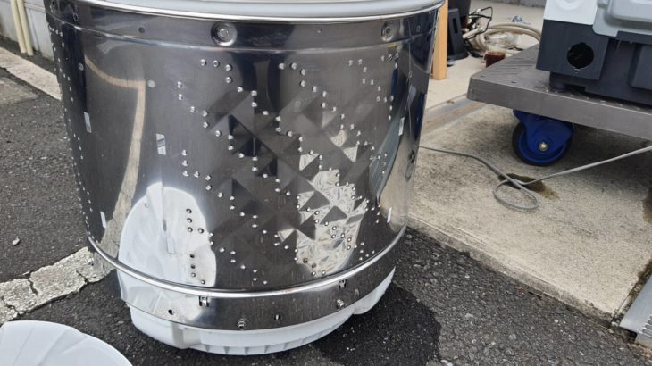 Panasonic製縦型洗濯機NA-FA80H5　分解洗浄　洗浄後