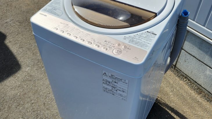 TOSHIBA製　縦型洗濯機2017年製/6kg
